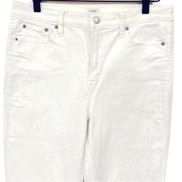 J. Crew Mid-Rise Skinny Jeans in Signature Stretch White Size 29 - Picture 7 of 12